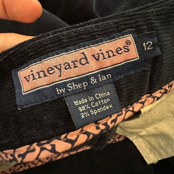 Vineyard vine skirt corderoy navy blue - Picture 3 of 3